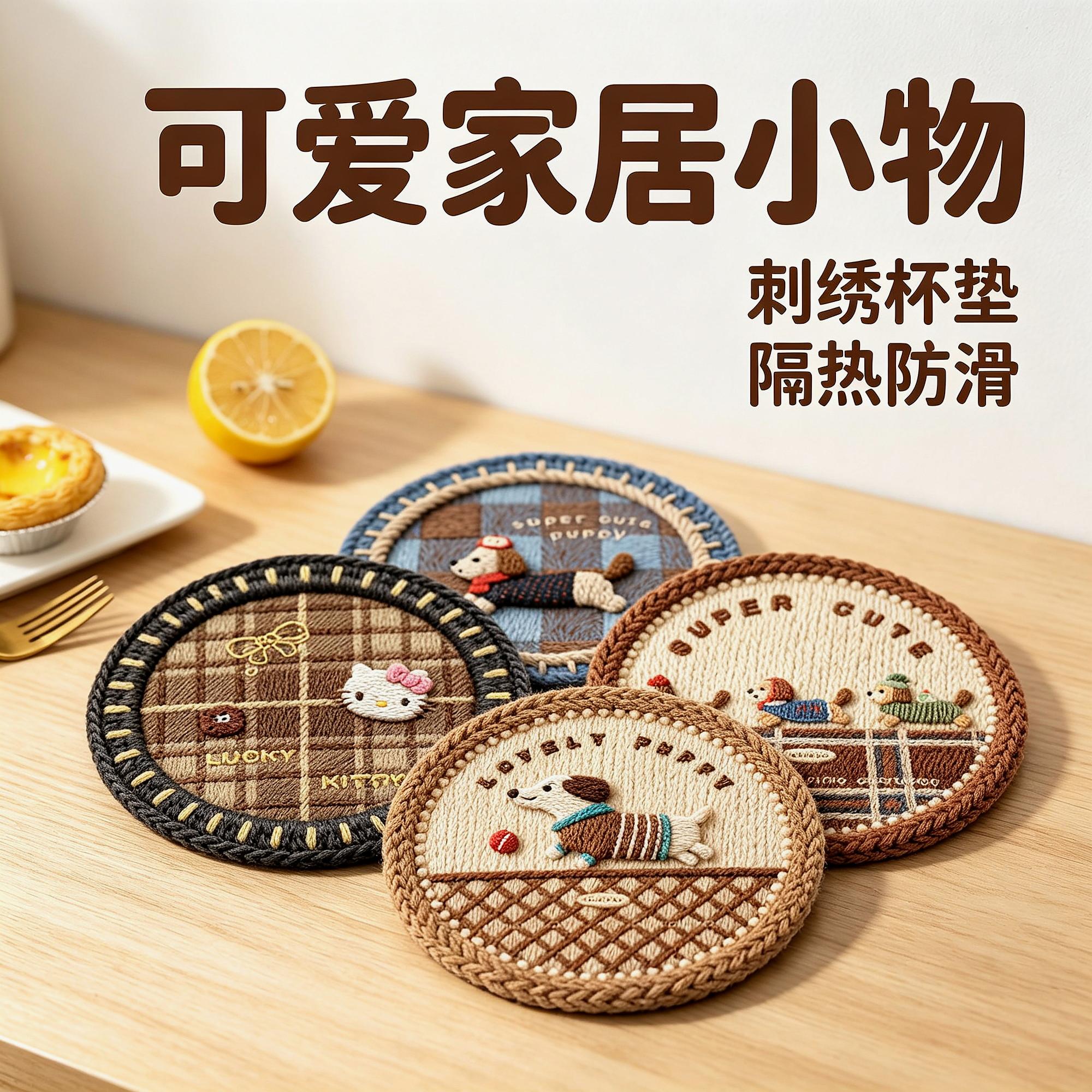 硅藻泥家用碗餐桌垫子隔热防水防