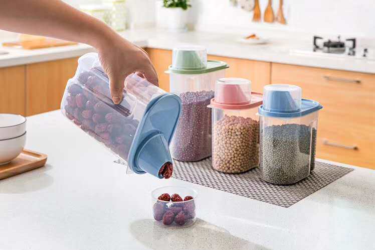 杂粮收纳盒五谷杂粮干货收纳存储养生杂粮盒商务活动实用会销礼品