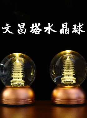 文昌塔水晶球灯充电款供佛灯佛前灯LED长明灯学习用品升学神器