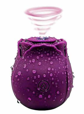 Rose Shape Vagina Sucking Vibrator Intimate Good Nipple Suck