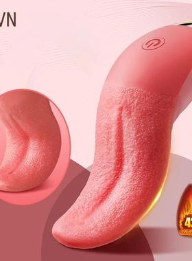 10 Mode Heating Tongue Licking Vibrator Mini G-spot Sex Toys
