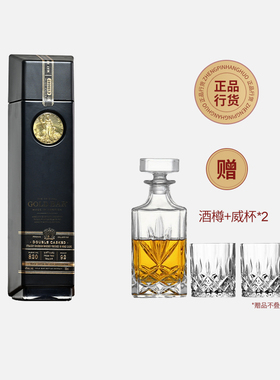 美国进口GOLD BAR金条黑金双波本桶威士忌原装进口行货正品750ML