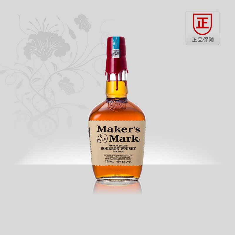美格波本威士忌Makers Mark美国原装进口洋酒调合型洋酒正品750ml