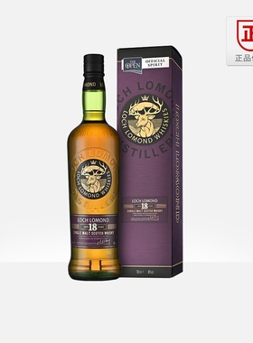 罗曼湖18年LOCH LOMOND苏格兰单一麦芽威士忌英国进口洋酒700ml