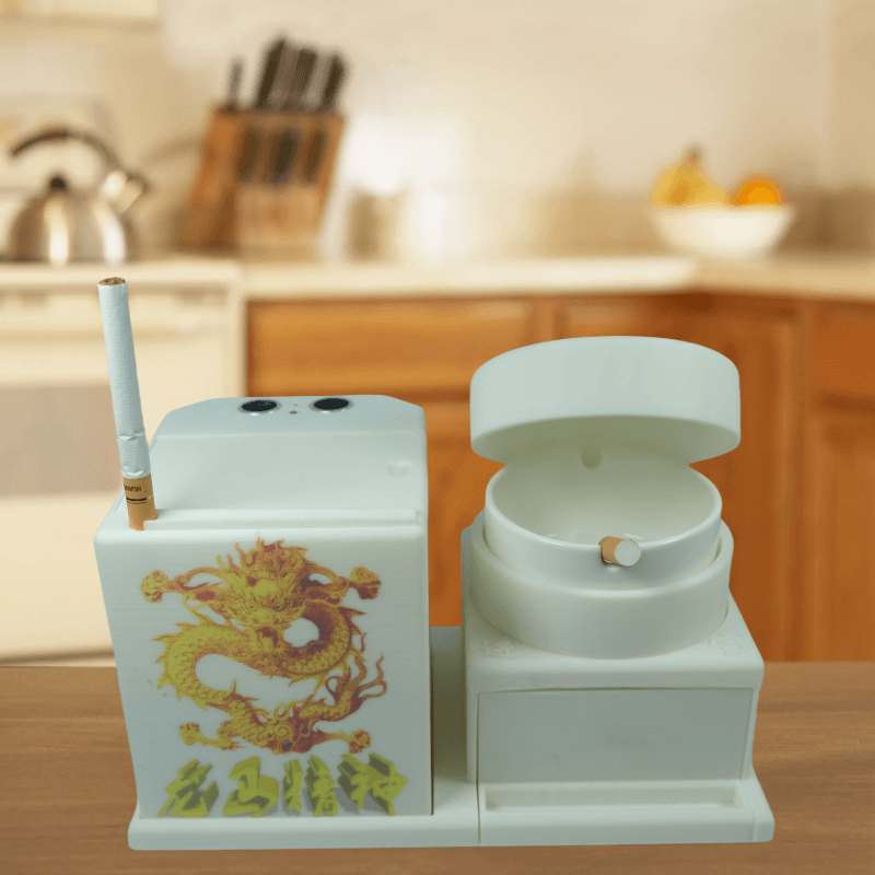 充电智能电动桌面大容量弹烟盒