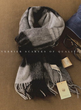 。白色围巾女士秋冬季韩系氛围感百搭加大加厚加长高级感马海毛围