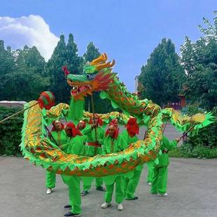 舞龙道具牛津烫金国标龙舞龙灯竞技舞龙服装专业舞龙舞狮龙头演出