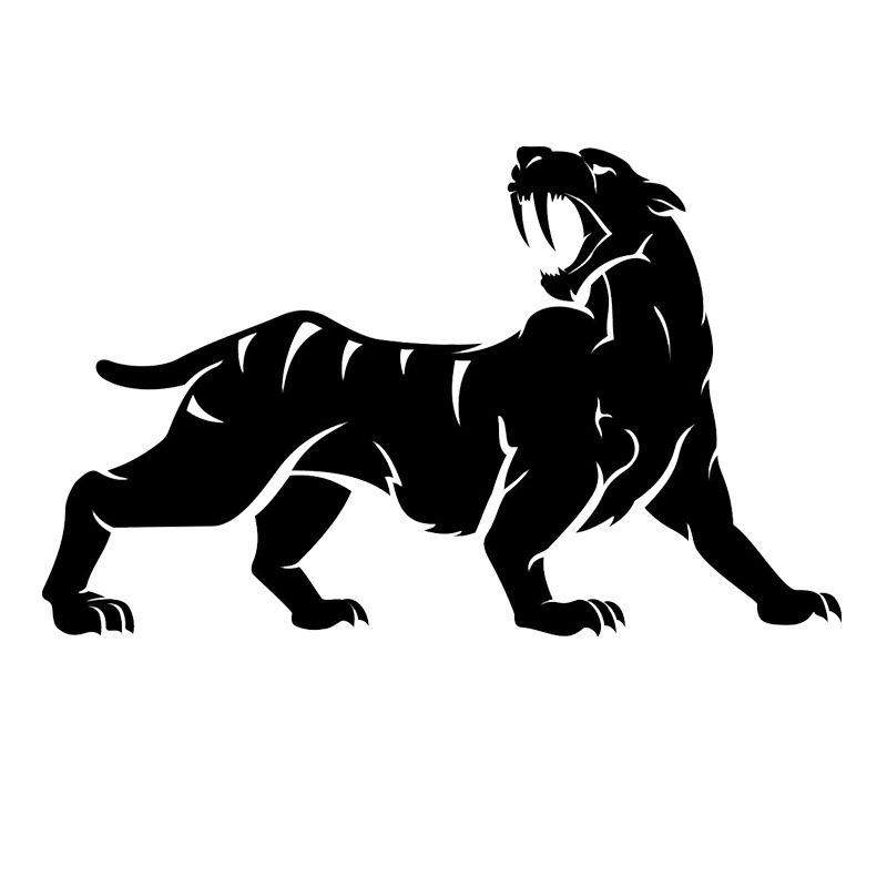 汽车创意豹子图腾贴纸 车身刮痕个性遮挡贴划痕装饰拉花改装车贴