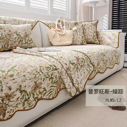沙发垫加厚高档新款四季通用防滑法式欧式美式雪尼尔坐垫沙发套罩
