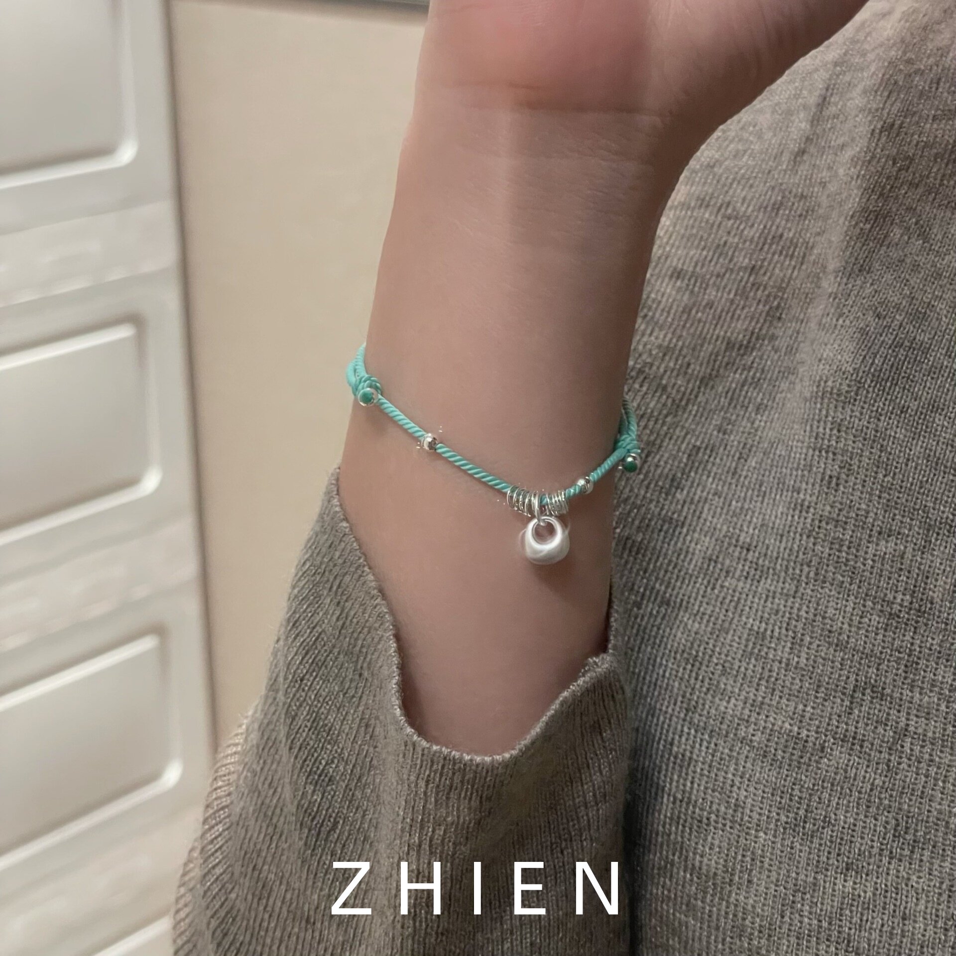 S925纯银手链女银砣砣小众精致