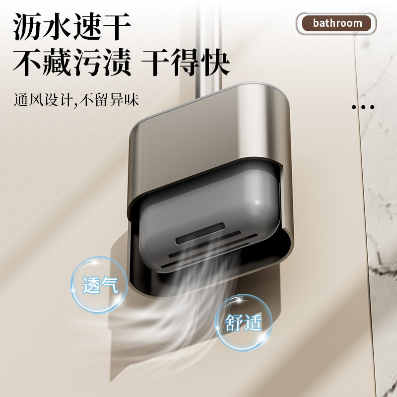 吸盘硅胶马桶刷壁挂式家