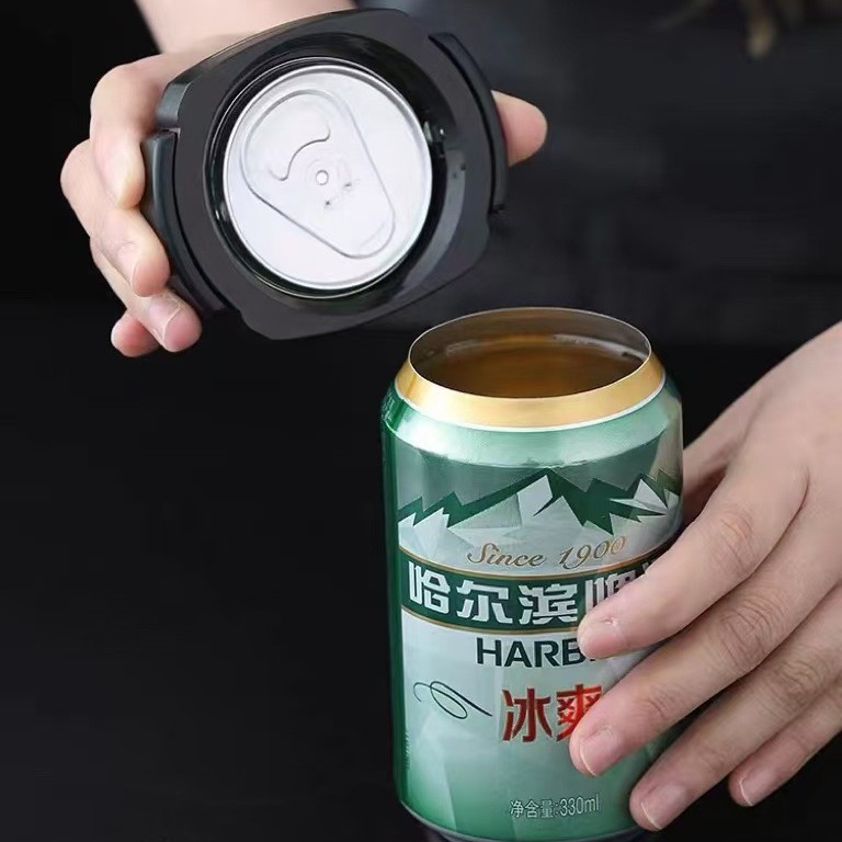 开罐器多功能易拉罐酒饮料开瓶器不锈钢起子硅胶套防刮嘴Go Swing