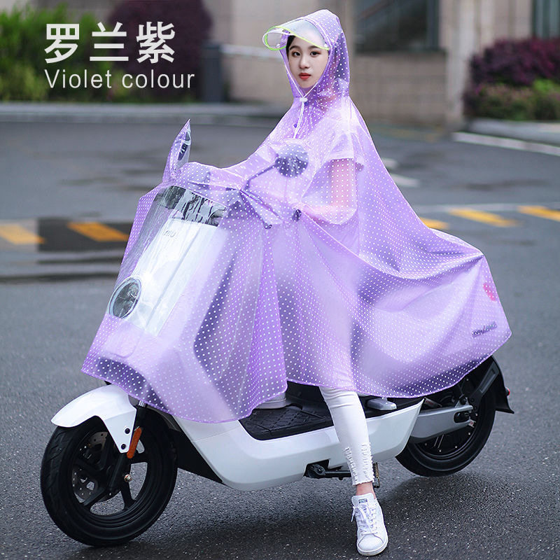 电动车雨衣单人摩托披加