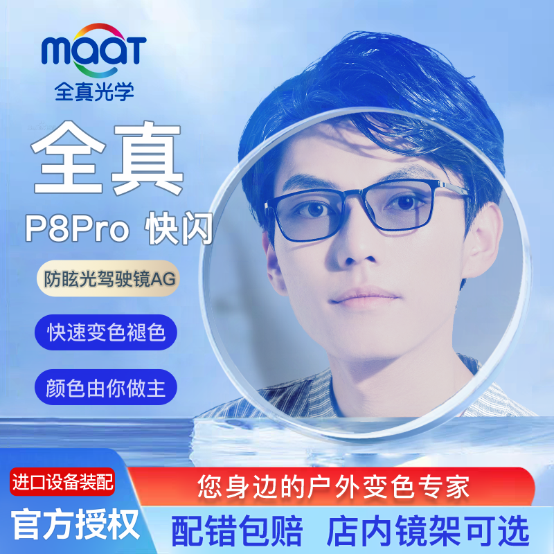 全真防眩光快闪防蓝光AG