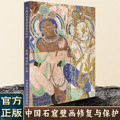 中国石窟壁画修复与保护 黄骏,谢成水 主编 艺术概论理论 中国美术学院出版社
