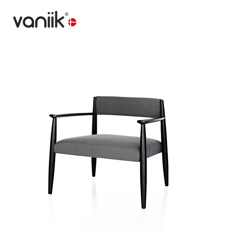 vaniik/北欧简约实木单人矮椅休闲设计师创意Ghiaccio沙发椅