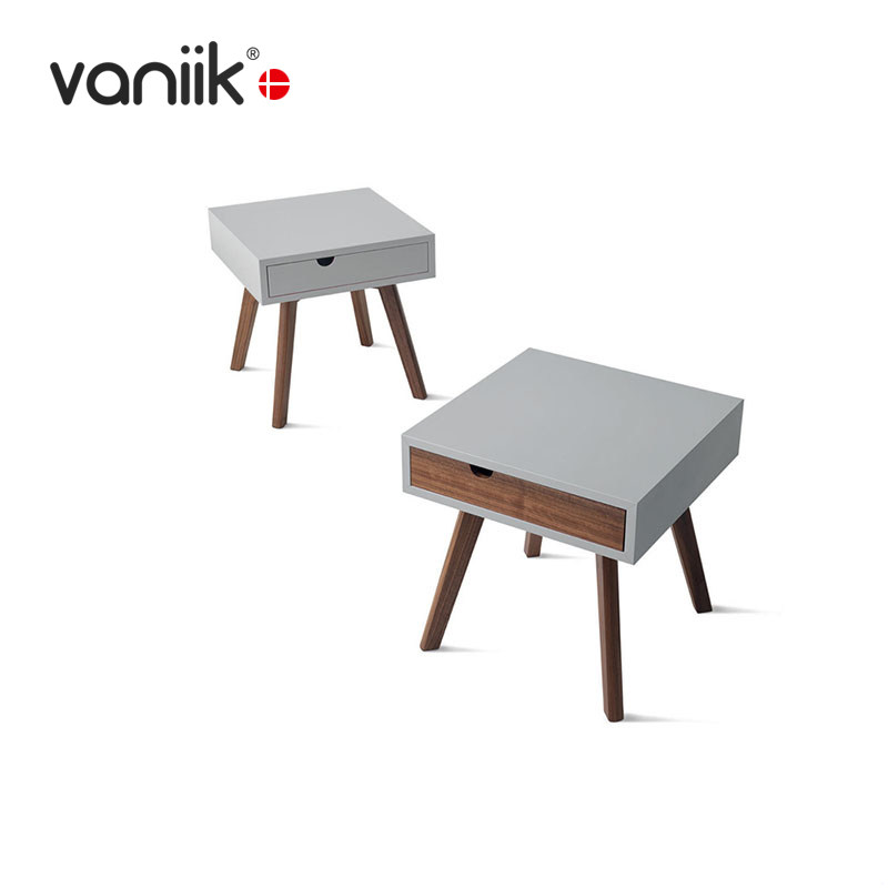 vaniik/意式轻奢卧室实木床头柜 Io e Te 客厅装饰边几角几