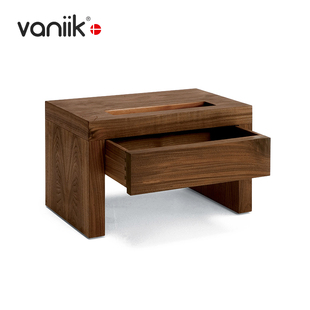 vaniik Night客厅边几角几 北欧极简小户型卧室实木床头柜Night