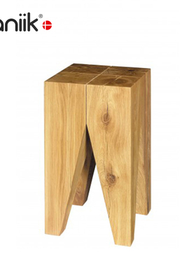 vaniik/北欧轻奢艺术设计大平层客厅实木边几Backenzahn 休闲凳