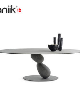 vaniik/意式艺术创意设计大平层客厅餐厅异形桌 Matera 餐桌