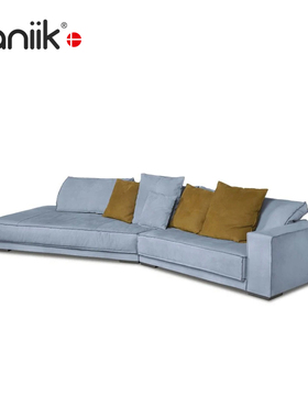 vaniik/意式轻奢设计简约转角布艺 Budapest Soft 布达佩斯沙发