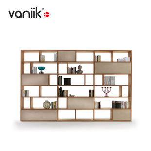 意式 vaniik 客厅隔断自由组合置物陈列柜Password书房展示书柜