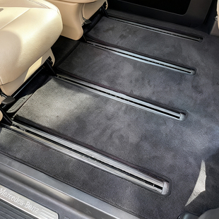 适用奔驰威霆V260L商务车V级V300L汽车羊毛脚垫二排上层地毯中排
