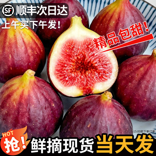 顺丰四川红皮无花果当季现摘水果