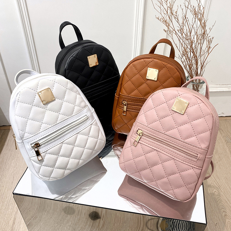 绣花小背包ladies bags韩版女生书包洋气女士双肩包