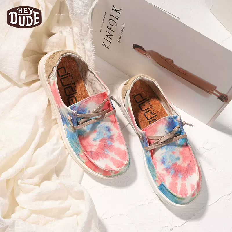 HEY DUDE时尚休闲女鞋百搭新款潮流舒适一脚蹬软底轻巧浅口春秋款