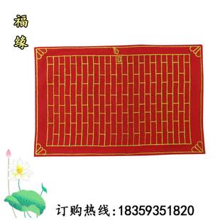 新款佛家用品法器佛具供天金线绣制台麻纱小袈裟十供养祖衣僧衣