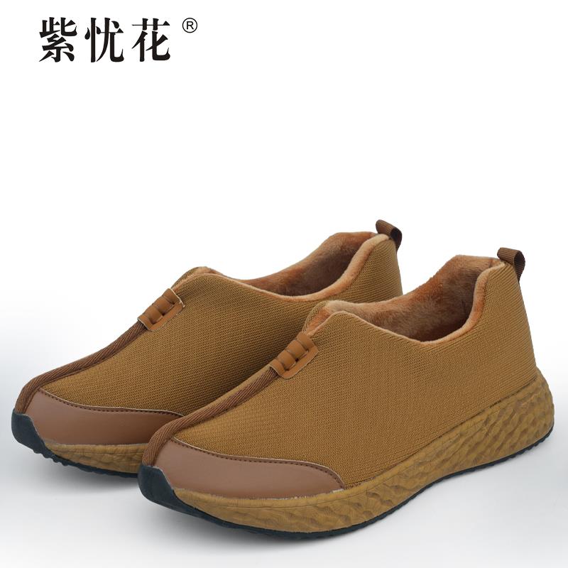 25新款紫忧花僧鞋冬季二棉鞋加绒保暖男女尼姑鞋罗汉鞋出家人僧侣