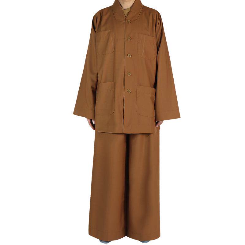 特价远尘僧服短褂精纺棉布僧人小褂男春秋款出家人和尚服比丘尼四
