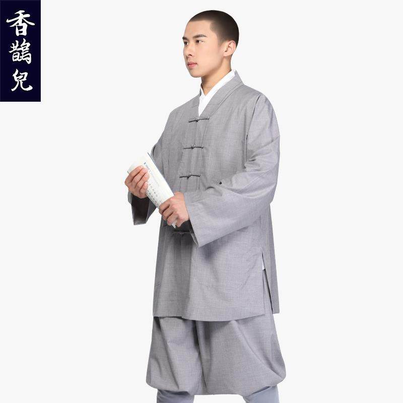 特价香鹊儿夏季TR棉布僧服套装短褂和尚服小褂僧衣僧装和尚服饰