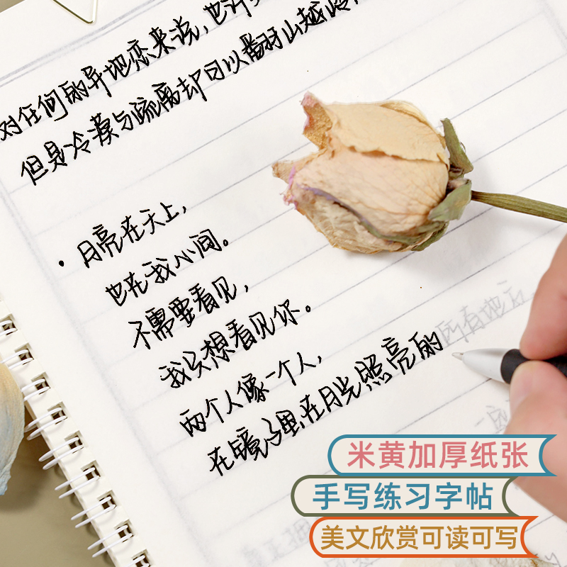 女生漂亮手写字帖行楷