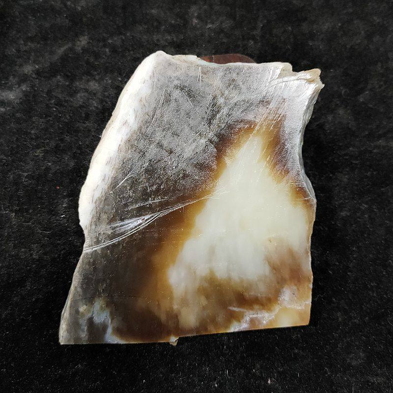 441克和田玉糖白玉山料切块原石 且末红糖白肉油润牌子料雕刻明料