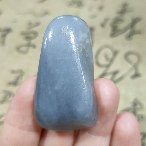青花玉籽料小籽料吊坠挂件可佩戴