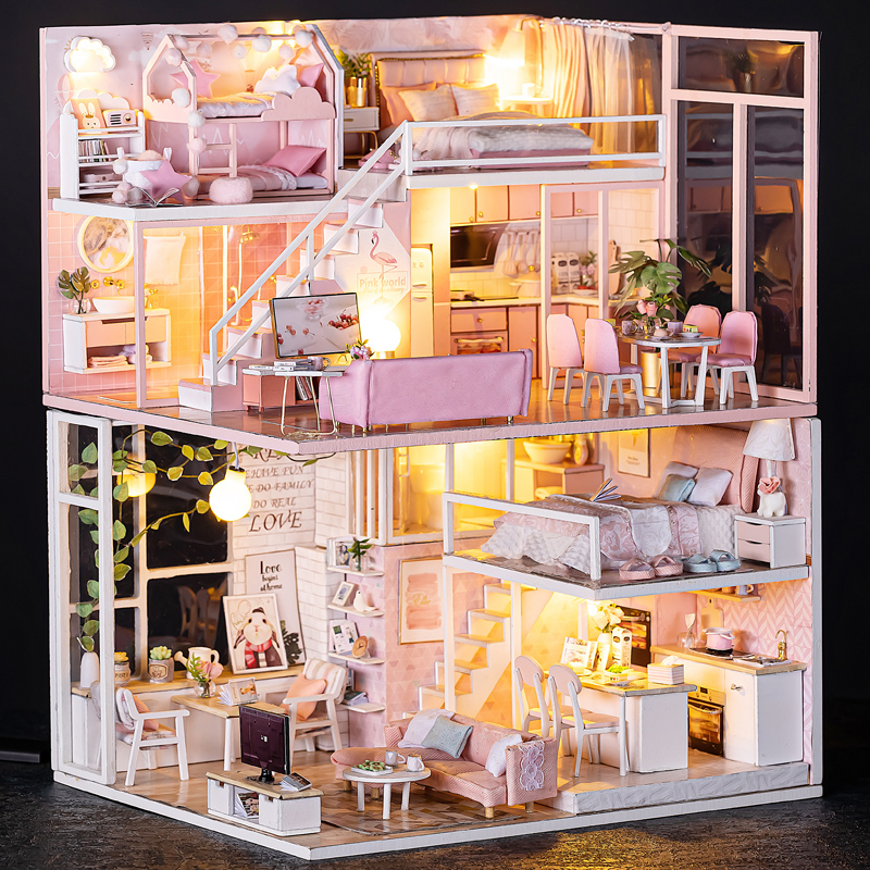 女孩玩具积木系列城堡房屋