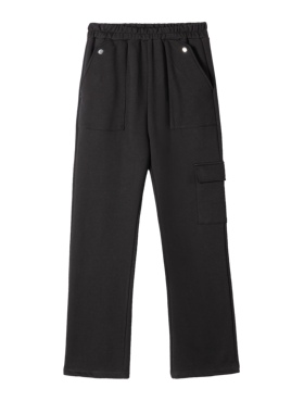 EMGR线上 重磅新疆长绒棉立体裁剪贴布口袋微喇宽松通勤休闲卫裤