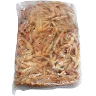 特大鸡爪生冷冻批发大号短脚凤爪鸡脚净重约13.5斤