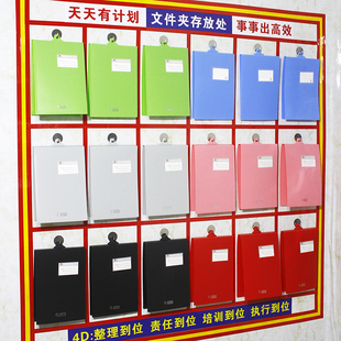 整套4D厨房文件夹可悬挂上翻车间医院学校工程安全管理台账明示墙