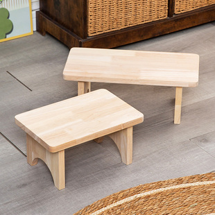 实木小凳子家用客厅现代简约老式小板凳茶几凳方凳矮凳儿童木头凳