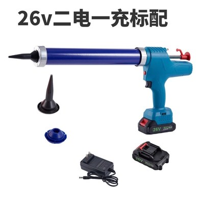 刚巧电动胶枪结构玻璃胶枪软硬胶大锂电两用充电式打胶机全自动