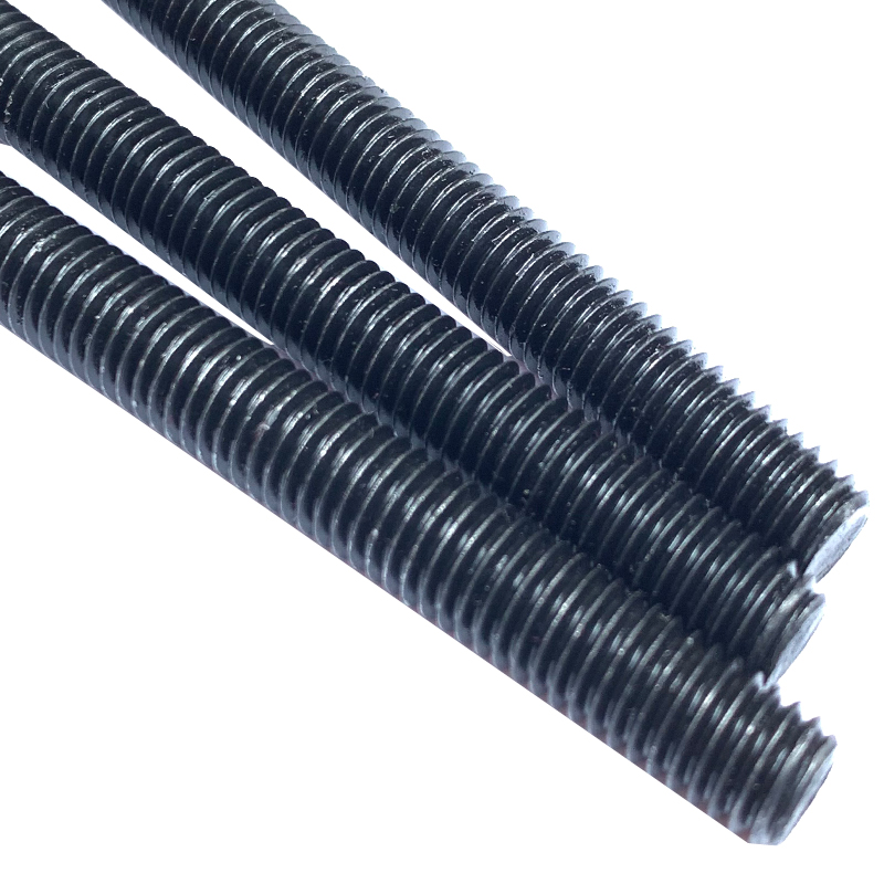 高强度8.8级e丝杆发黑牙条全牙螺杆全螺纹通丝M6M8M10M12M16M20M2
