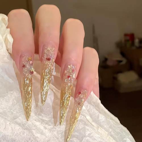 可拆卸纯手工宫廷风穿戴甲镜妖