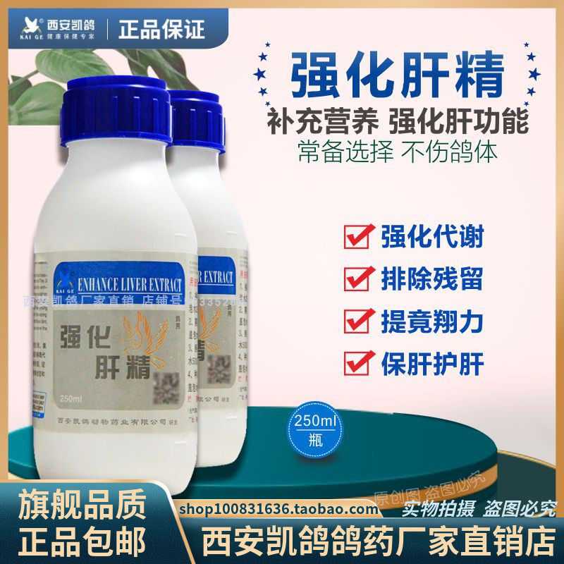 凯鸽鸽药强化肝精250ml保肝护肾强化肝脏排毒代谢排残留肝精鸽药