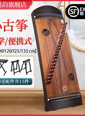 道韵可携式小古筝儿童初学者练习1米短筝入门检定考试迷你古筝琴