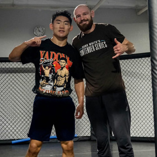 宋亚东 中国力量 UFC格斗美式小领口街头重磅纯棉复古VTG短袖Tt恤