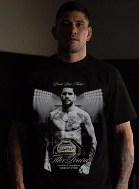 UFC Pereira佩雷拉 联名同款官方格斗T恤美式高街青年Vintage短袖