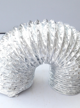 直径150mm铝箔管分体式换气扇 排气风扇配套配件管道 长1.5米